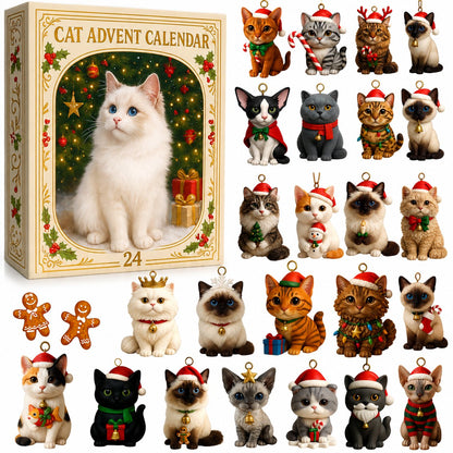 2026 Cat Advent Calendar – 24 Festive Cat Figures for the Christmas Countdown