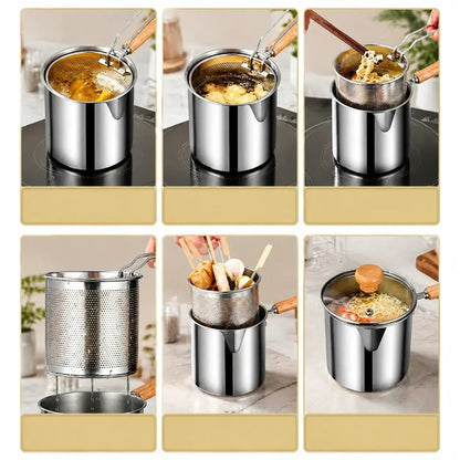 🍟 Compact Stainless Steel Fryer