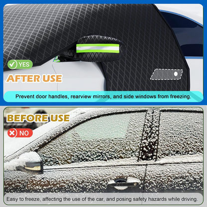 🔥50% OFF — 🔥All-Season Windshield Snow Cover with Mirror Protection❄️