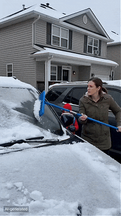 🔥50% OFF — 🔥All-Season Windshield Snow Cover with Mirror Protection❄️