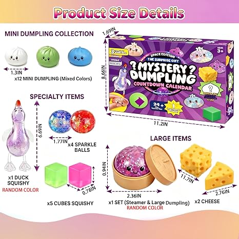 Christmas Squishies Advent Calendar 2026