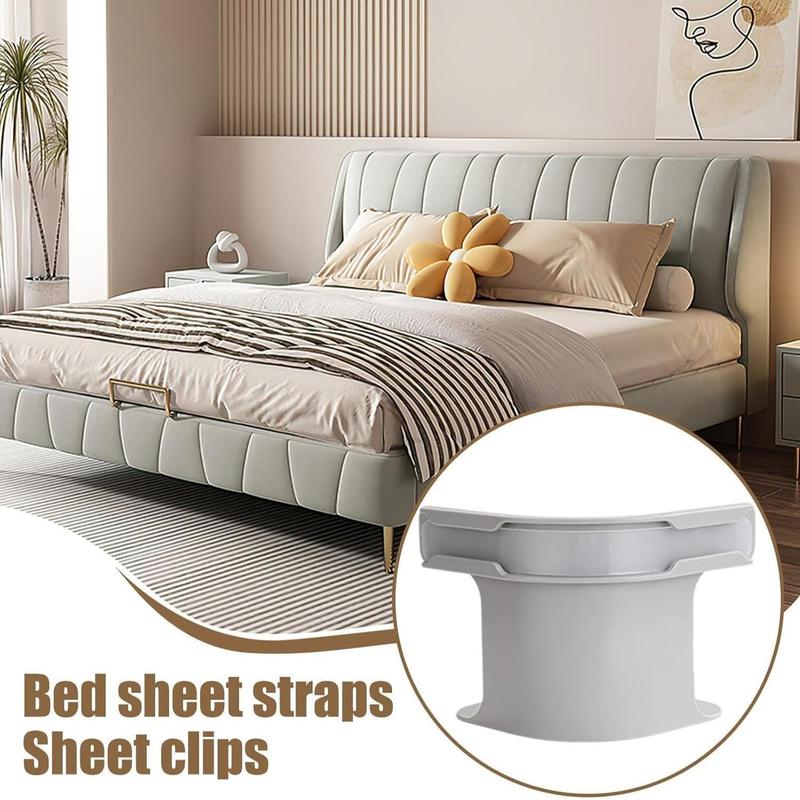 🏆LAST DAY 49% OFF -🎁Bed Sheet Grippers 4 PCS Non-slip Sheet Holders