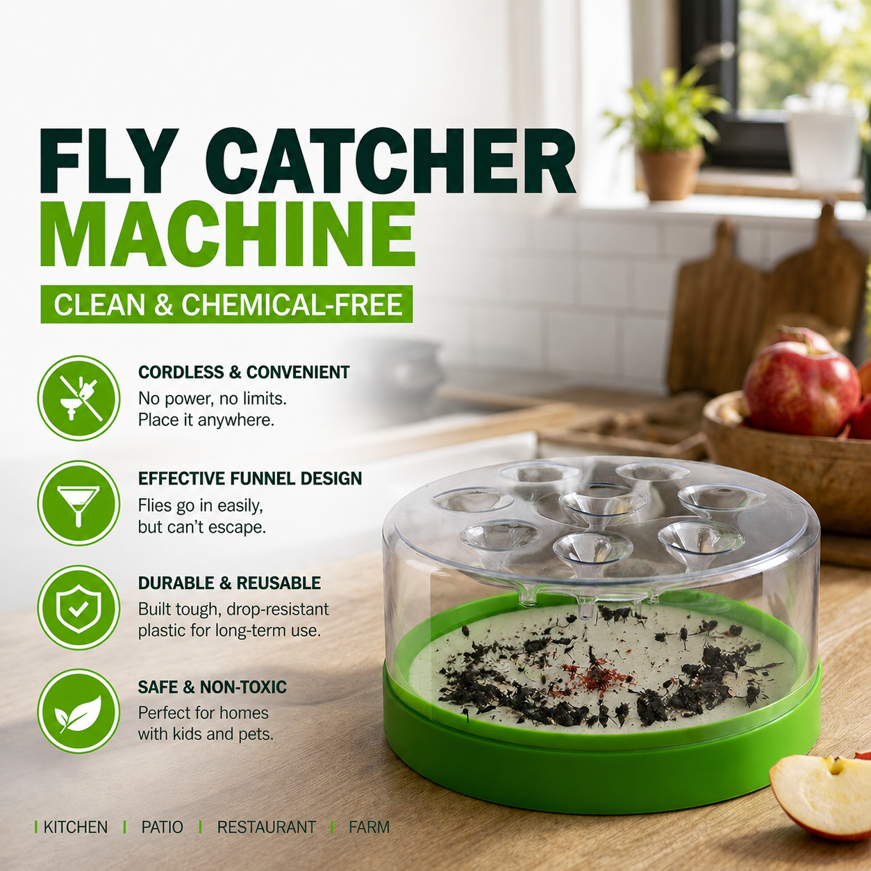 Stop Flies Without Electricity