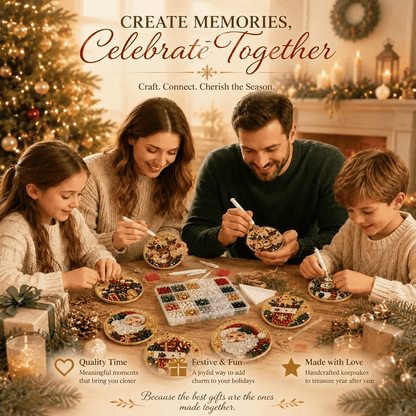 🔥🎄Christmas DIY Diamond Painting Ornaments Kit (6 PCS)🎅