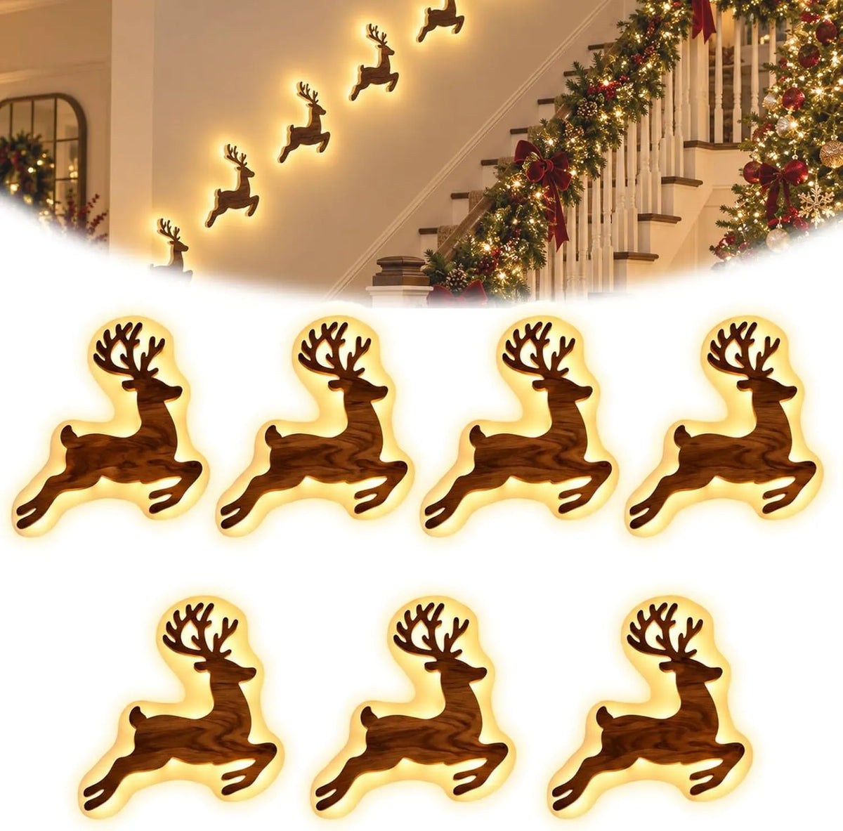 Christmas Living Room LED Ambient Wall Light Decoration