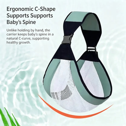 Single‑shoulder breathable baby carrier