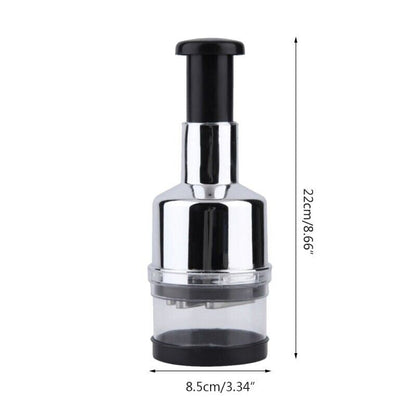 Stainless Steel Manual Push Vegetable Chopper