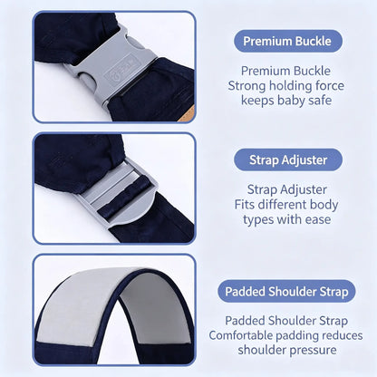 Single‑shoulder breathable baby carrier