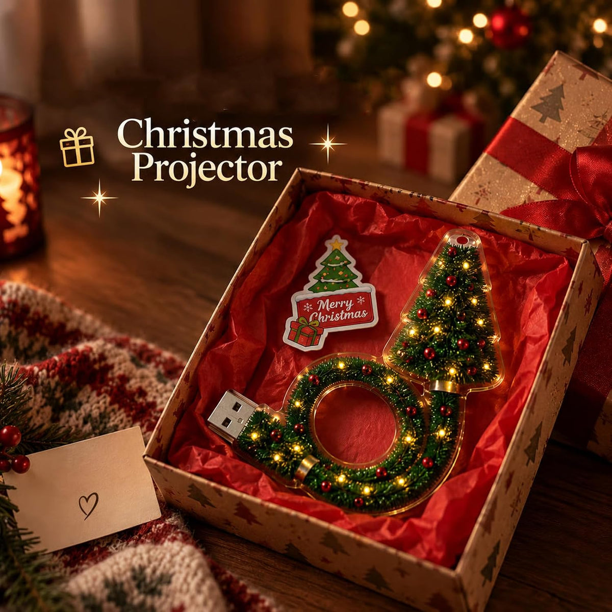 Christmas Projector Tree Light – 6+ Magical Patterns from One Festive Lamp