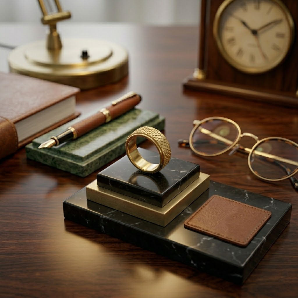 Retro Scale Rotatable Spinner Band
