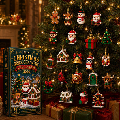 ⏳ Last day to save 50% – 🎄 Build & Hang 24 Festive Mini Ornaments — Advent Calendar for Christmas Trees & Wreaths
