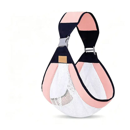 Single‑shoulder breathable baby carrier