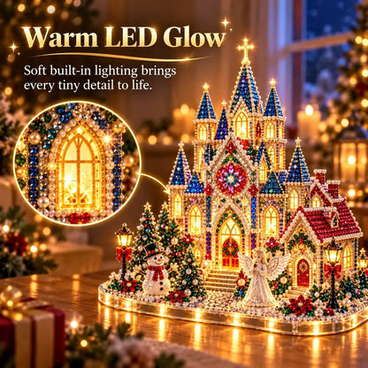 DIY Crystal Art Kit with LED Lighting – Sparkling Miniature Scenes to Create Yourself