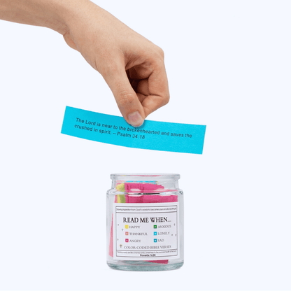 🙏 (GIFTING OFFER) Handmade 90 Day Bible Verses Jar (Free Christian Gift Box)
