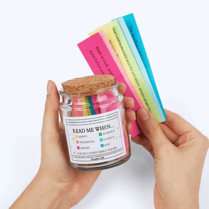 🙏 (GIFTING OFFER) Handmade 90 Day Bible Verses Jar (Free Christian Gift Box)