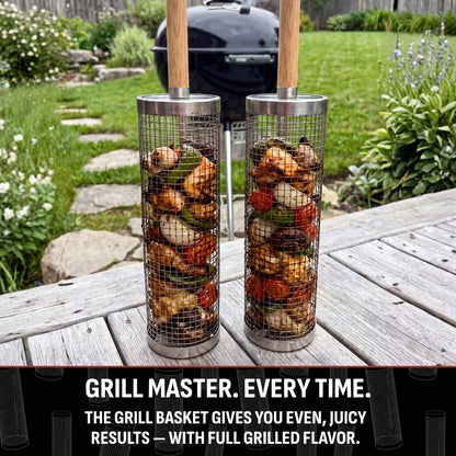 👩‍🍳Rolling Grill Basket🔥