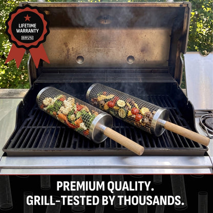👩‍🍳Rolling Grill Basket🔥