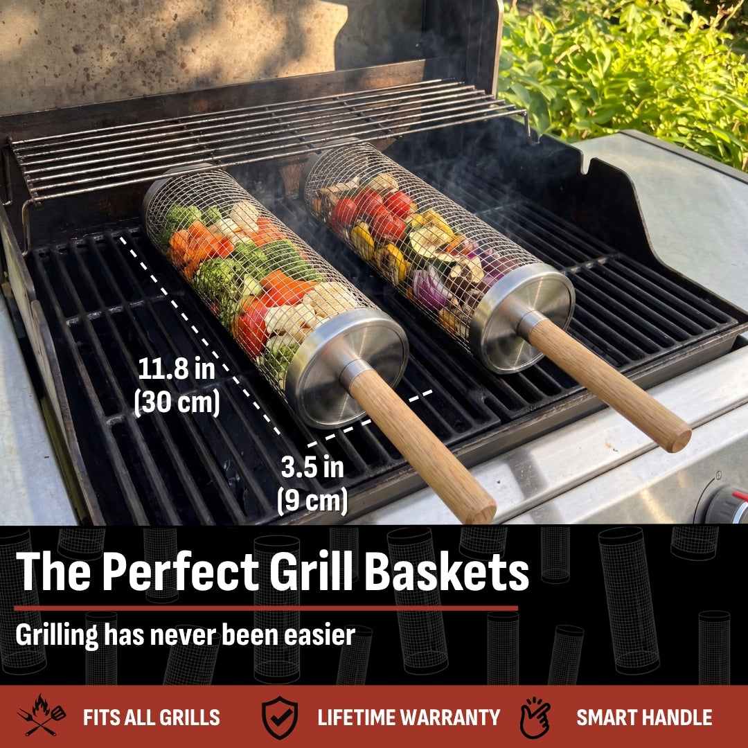 2x Grill Basket