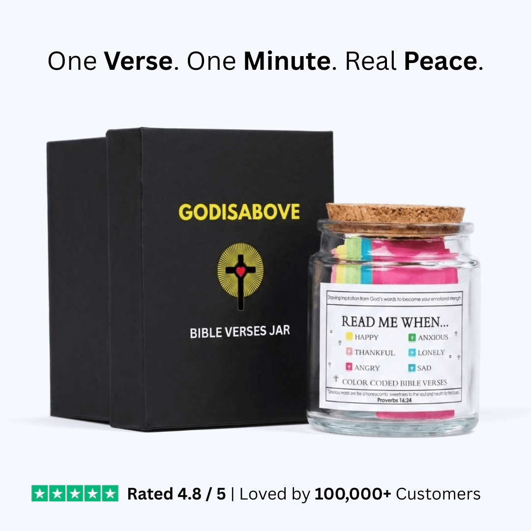 🙏 (GIFTING OFFER) Handmade 90 Day Bible Verses Jar (Free Christian Gift Box)