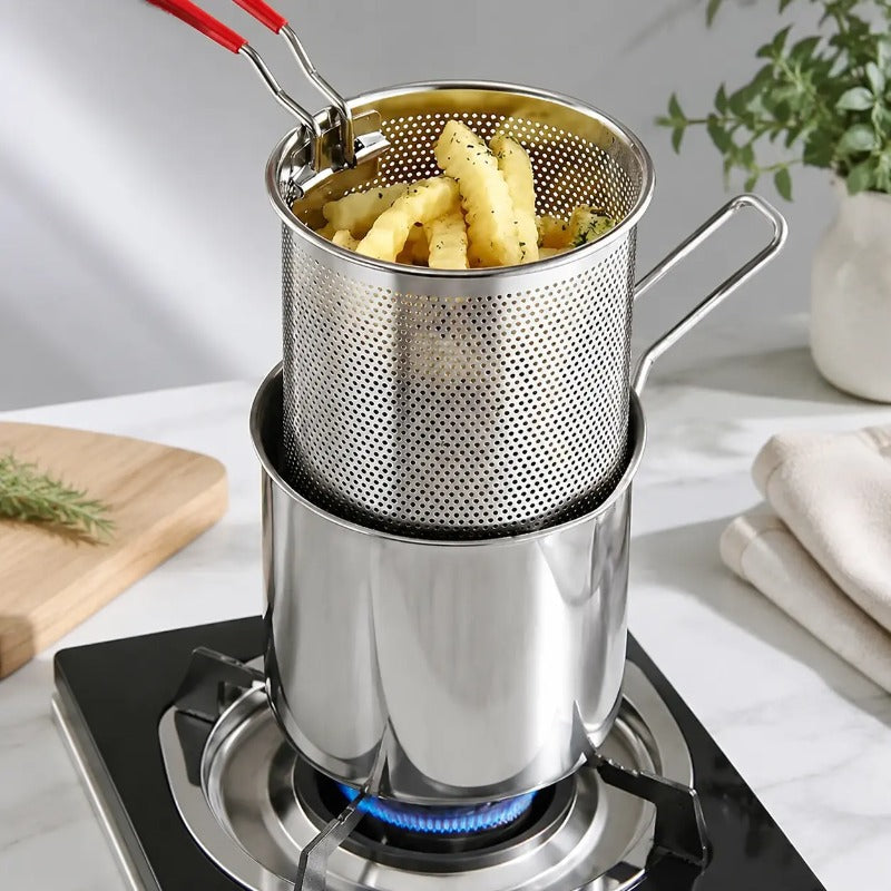 🍟 Compact Stainless Steel Fryer