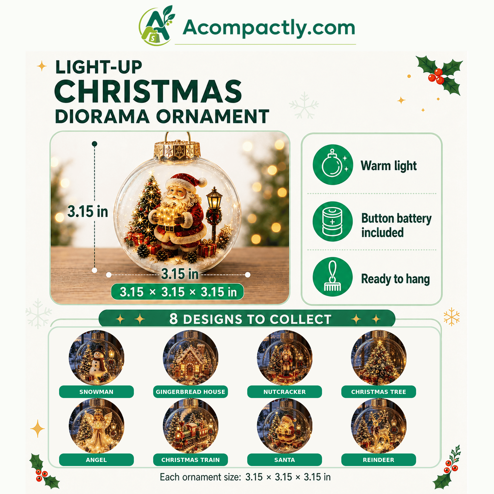 🎁✨ Complete set – Includes all 8 styles