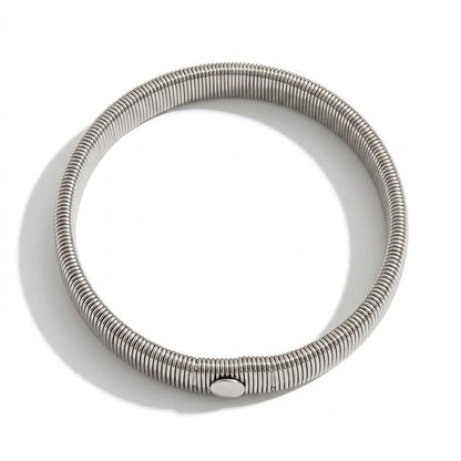 Elastic Metal Spring Bangle and Sleeve Garter