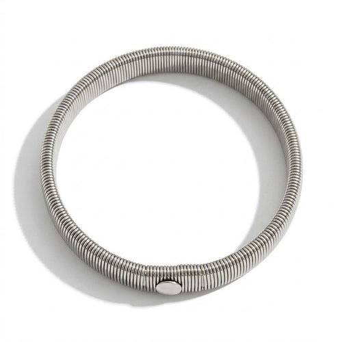 Elastic Metal Spring Bangle and Sleeve Garter