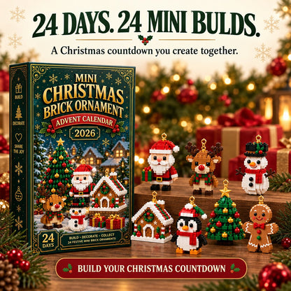 ⏳ Last day to save 50% – 🎄 Build & Hang 24 Festive Mini Ornaments — Advent Calendar for Christmas Trees & Wreaths