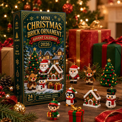 ⏳ Last day to save 50% – 🎄 Build & Hang 24 Festive Mini Ornaments — Advent Calendar for Christmas Trees & Wreaths