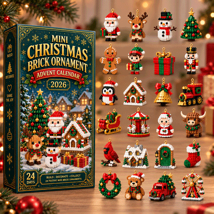 ⏳ Last day to save 50% – 🎄 Build & Hang 24 Festive Mini Ornaments — Advent Calendar for Christmas Trees & Wreaths