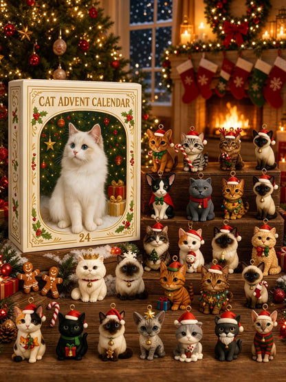 2026 Cat Advent Calendar – 24 Festive Cat Figures for the Christmas Countdown