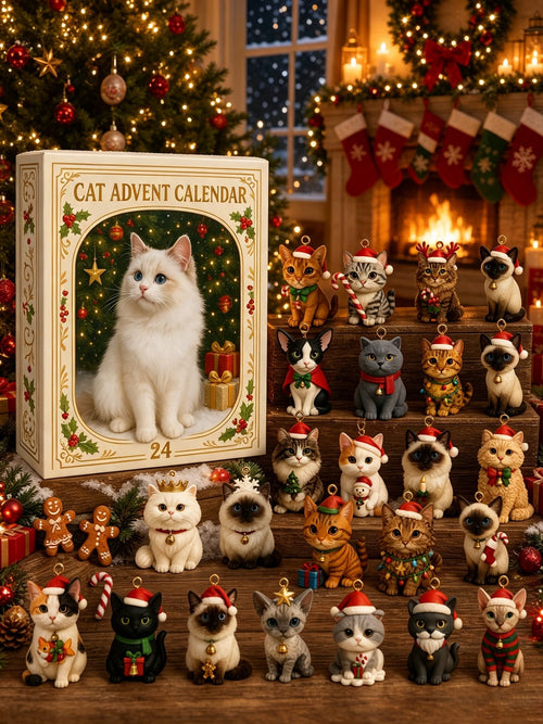2026 Cat Advent Calendar – 24 Festive Cat Figures for the Christmas Countdown