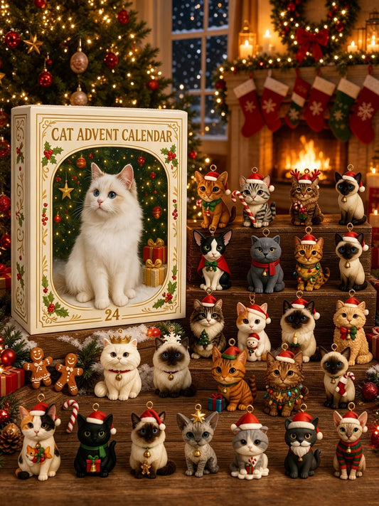 2026 Cat Advent Calendar – 24 Festive Cat Figures for the Christmas Countdown