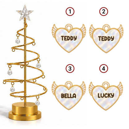 Custom Family & Pet Christmas Tree Light, Family Christmas Decor • In Loving Memory Tree - Personalized LED Tree Lights