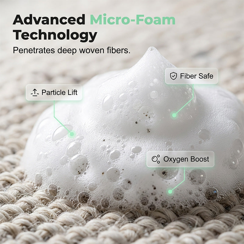 ✨ Instant Waterless Foam Stain Remover for Carpet & Fabric 🧼