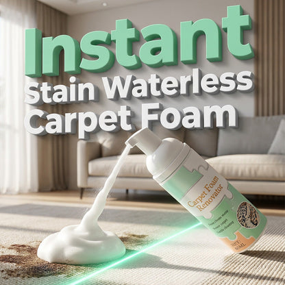 ✨ Instant Waterless Foam Stain Remover for Carpet & Fabric 🧼