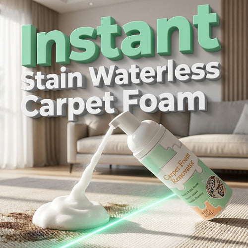 ✨ Instant Waterless Foam Stain Remover for Carpet & Fabric 🧼