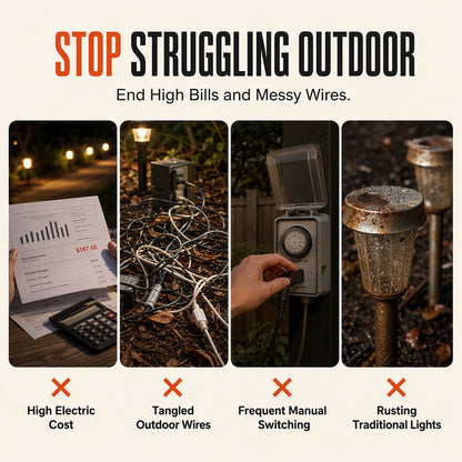 ☀️ Solar Pathway Lights Outdoor Crystal Bubble — no wiring, no electric bill, just a warm welcome every night. 🏡