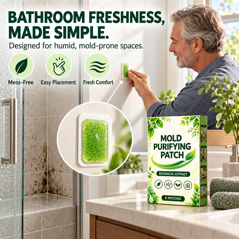 💧 6 Pieces Mold Removal Patches for Household Walls Kitchen and Bathroom Mildew Purification Pads✨